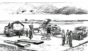 Sketch of 70 Aircraft Workshop REME