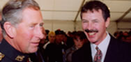 David Rowlands with HRH The Prince of Wales