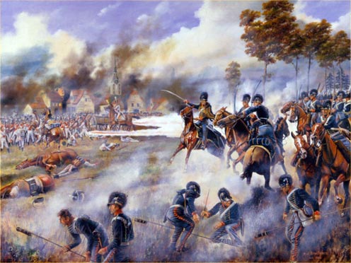 The Rocket Brigade at the Battle of Leipzig, 18th October 1813