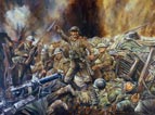 Lance-Sergeant Fred McNess VC, 1st Battalion Scots Guards in action near Ginchy 